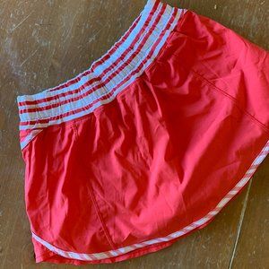 Pink lululemon athletica ruffle skort